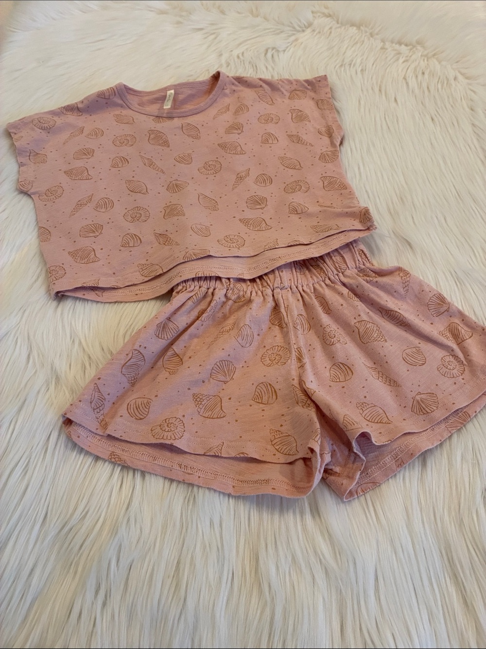Rylee + Cru Raegan Short Set—Seashells